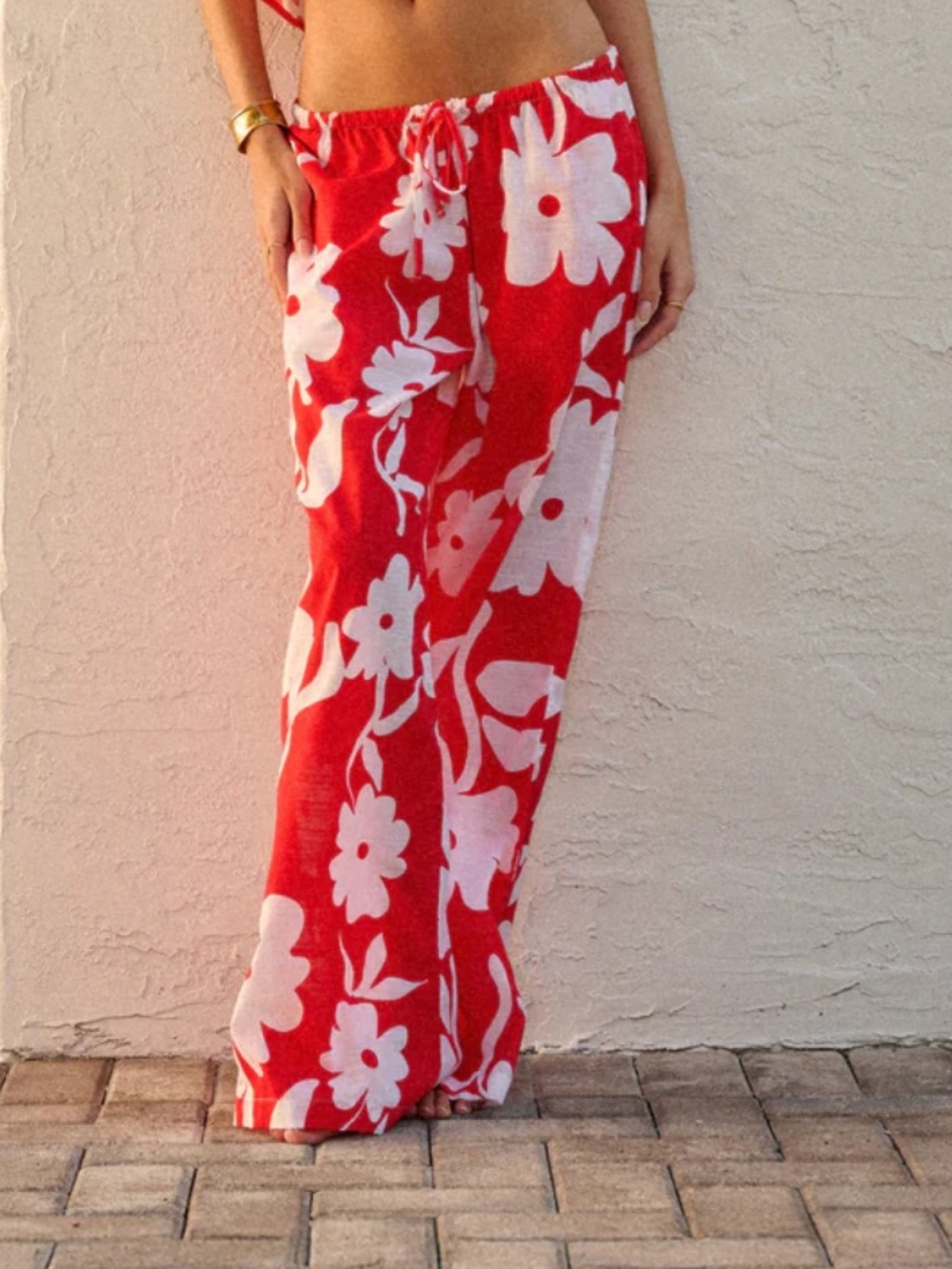 Blanco By Nature Chiara Linen Pant Cherry Blossom Small